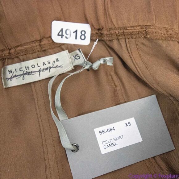 New Nicholas K x Free People Camel Brown Utility Field Skirt, XS - Picture 15 of 16